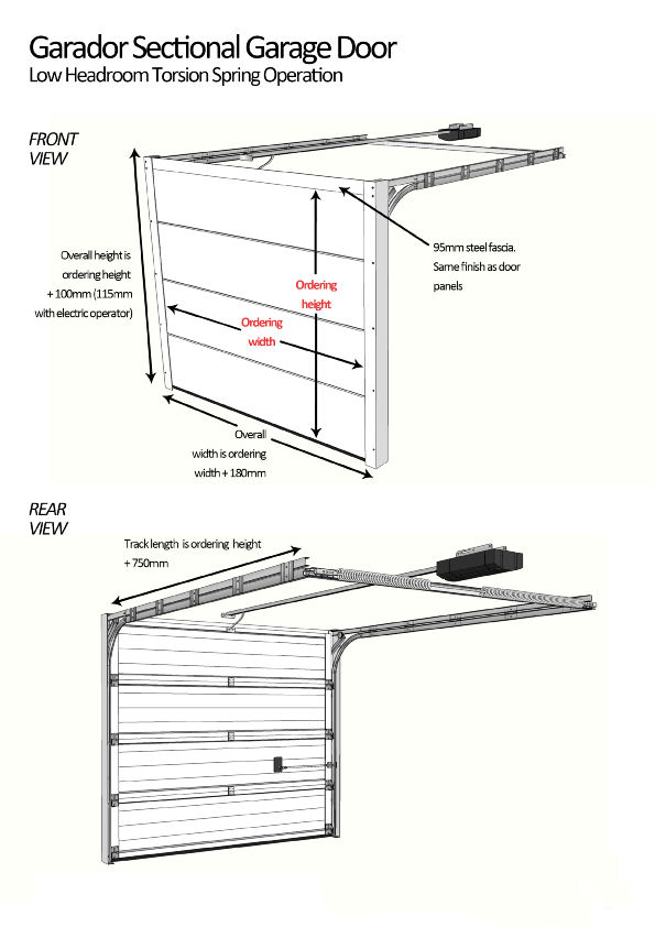 Classic Woodgrain RAL Colour Garador Steel Sectional Garage